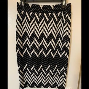 NWT Black and White Pencil Skirt